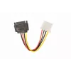 GEMBIRD SATA (uros) - Molex (naaras) virtakaapeli, 15 cm