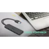 USB-keskitin i-tec Advance USB 3.0 ohut passiivinen HUB 4 porttia