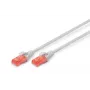 DIGITUS Professional patch-kaapeli - CAT6 - U/UTP - Snagless - 3 m - harmaa