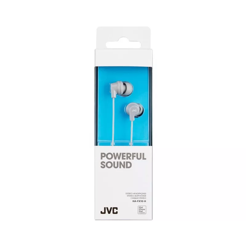 JVC HA-FX10-H-E värikkäät in-ear-kuulokkeet