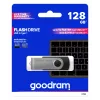 USB-muistitikku GOODRAM UTS3 128 GB USB Type-A 3.2 Gen 1, musta, 60 MB/s luku, 20 MB/s kirjoitus