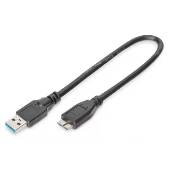DIGITUS USB 3.0 -kaapeli USB A - Micro USB B (ak-300117-003-s)