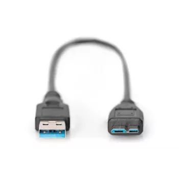 DIGITUS USB 3.0 -kaapeli USB A - Micro USB B (ak-300117-003-s)