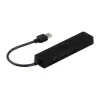 i-tec Advance USB 3.0 ohut HUB 3 porttia Gigabit Ethernet -adapteri musta