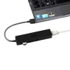 i-tec Advance USB 3.0 ohut HUB 3 porttia Gigabit Ethernet -adapteri musta