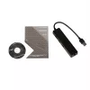 i-tec Advance USB 3.0 ohut HUB 3 porttia Gigabit Ethernet -adapteri musta