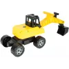 Lena GIGA TRUCKS kaivinkone, kaivinkone, 3 v, muovi, musta, keltainen