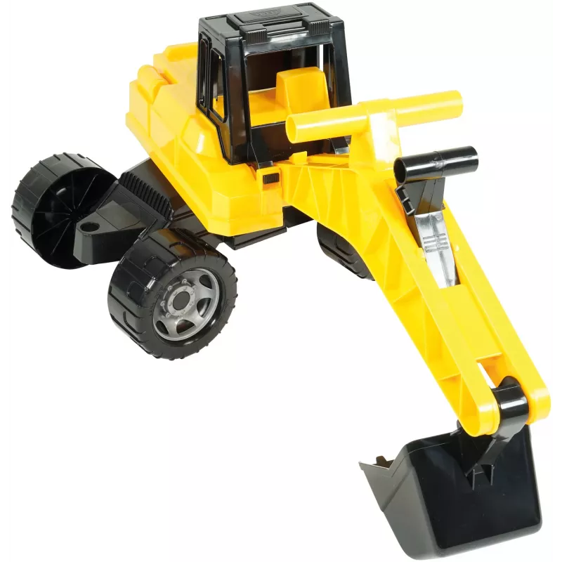 Lena GIGA TRUCKS kaivinkone, kaivinkone, 3 v, muovi, musta, keltainen