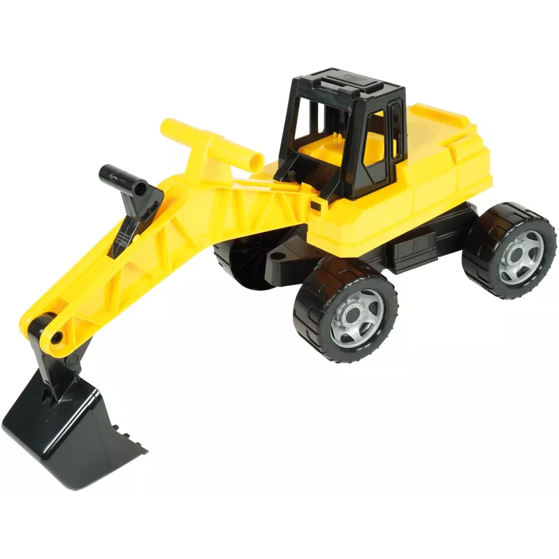 Lena GIGA TRUCKS kaivinkone, kaivinkone, 3 v, muovi, musta, keltainen