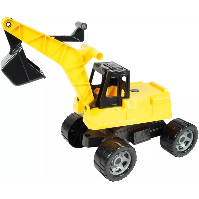 Lena GIGA TRUCKS kaivinkone, kaivinkone, 3 v, muovi, musta, keltainen