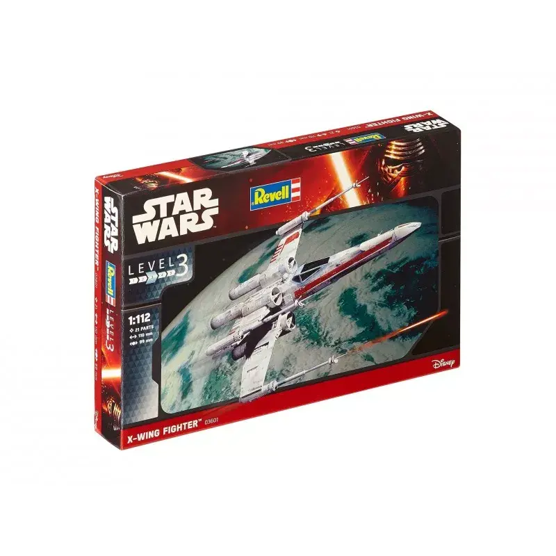 Avaruusliitäjä-malli Revell X-wing Fighter