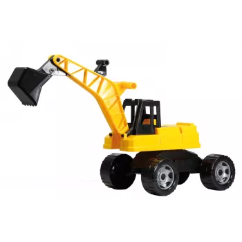 LENA GIGA TRUCKS 02047 kaivinkone musta-keltainen