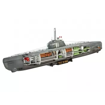 Sukellusvenemalli Revell sukellusvene Typ XXI U 2540 & Interieur