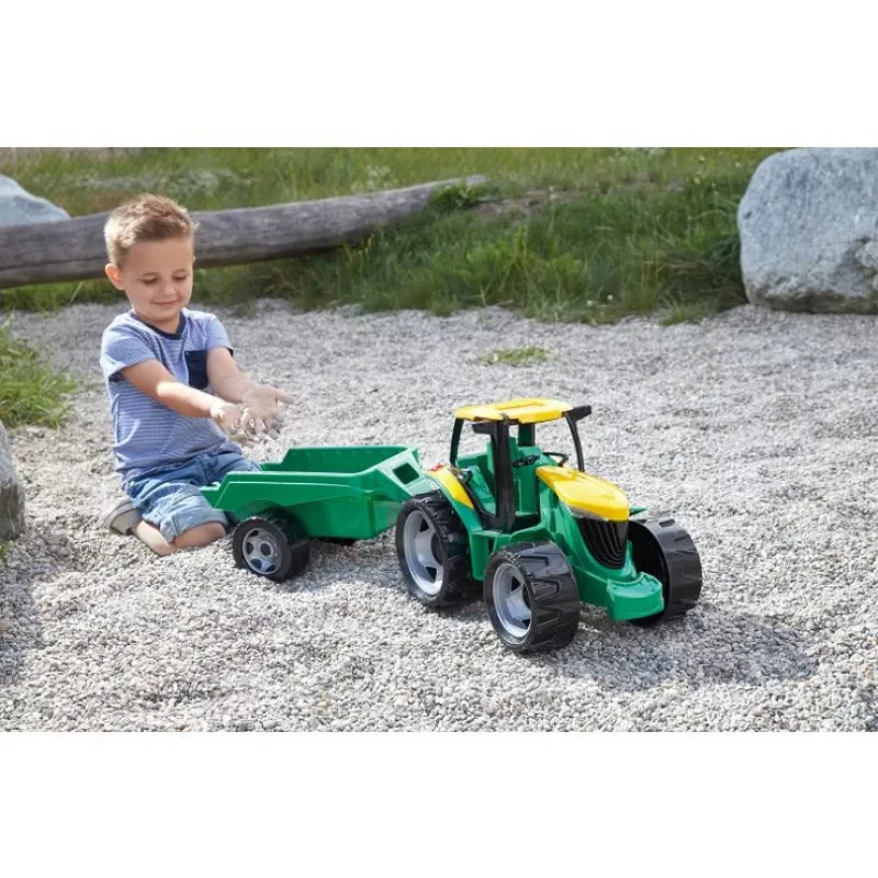 Traktori Lena GIGA TRUCKS ZL-02122 perävaunulla