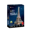 3D-palapeli CubicFun Eiffel-torni LED