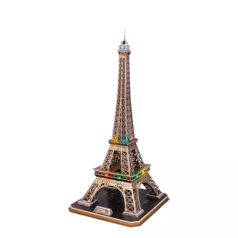 3D-palapeli CubicFun Eiffel-torni LED