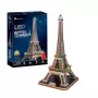 3D-palapeli CubicFun Eiffel-torni LED