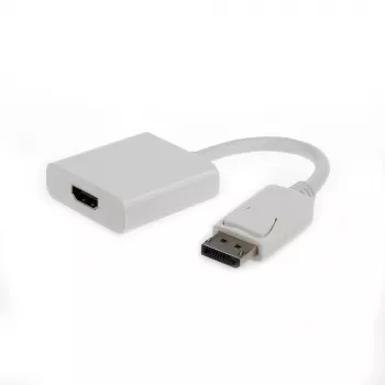 GEMBIRD DisplayPort-HDMI-sovitinkaapeli – valkoinen