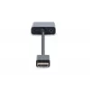 DIGITUS HDMI-VGA-sovitinadapteri Type-A - VGA (D-Sub) -liitäntä, 3,5 mm:n audiokanta, musta