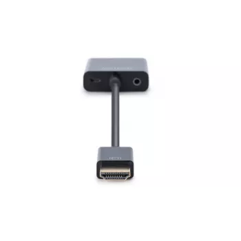 DIGITUS HDMI-VGA-sovitinadapteri Type-A - VGA (D-Sub) -liitäntä, 3,5 mm:n audiokanta, musta