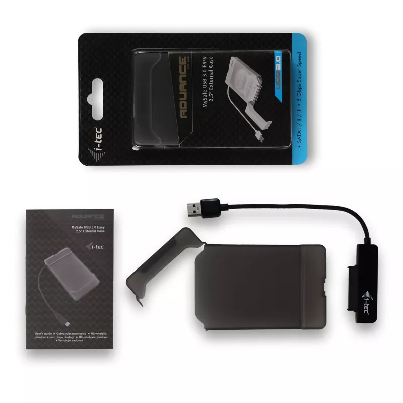 HDD/SSD-kotelo i-tec MySafe USB 3.0 Easy 2,5