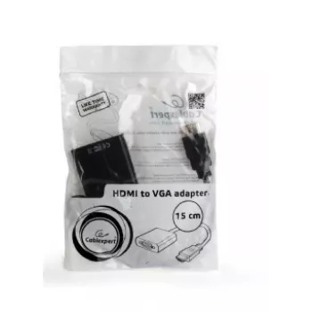 GEMBIRD HDMI - VGA-adapterikaapeli, yksiliitäntäinen musta