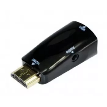 Gembird A-HDMI-VGA-02 kaapeliadapteri VGA D-Sub musta