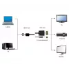 GEMBIRD HDMI - VGA ja audio -adapterikaapeli, yksiliitäntäinen, 1,8 m - musta
