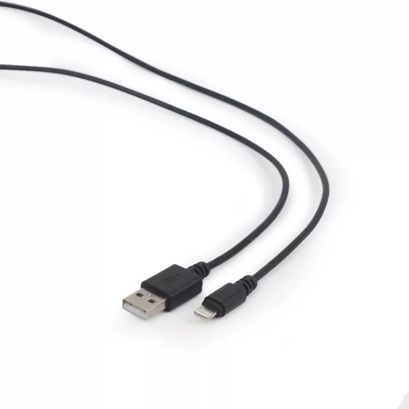 GEMBIRD USB - Apple Lightning sync- ja latauskaapeli, 2 m - musta