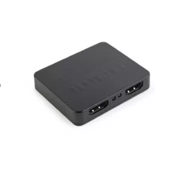 HDMI-videosplitteri GEMBIRD DSP-2PH4-03 — 2x HDMI-lähtö, jopa 3840×2160, 225 MHz kaistanleveys, HDCP, 5 V DC, musta