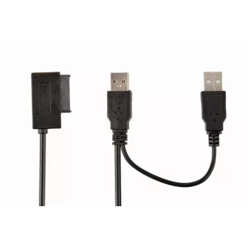 GEMBIRD ulkoinen USB-SATA-adapteri ohuelle SATA-SSD:lle, DVD