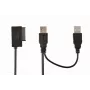 GEMBIRD ulkoinen USB-SATA-adapteri ohuelle SATA-SSD:lle, DVD