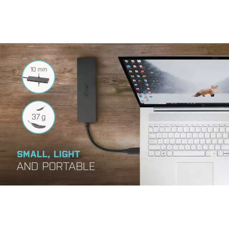 i-tec Advance USB-C ohut passiivinen HUB 4 porttia