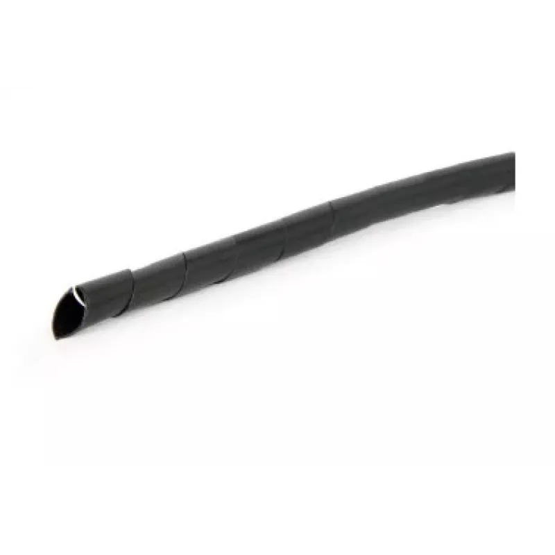 GEMBIRD 12 mm spiraalikaapelinsuoja, 10 m – musta