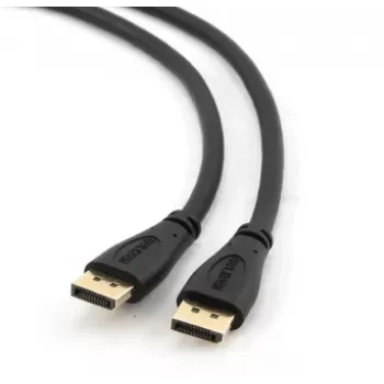DisplayPort-kaapeli GEMBIRD CC-DP2-10 — DisplayPort-DisplayPort, 3 m, musta, kullatut koskettimet