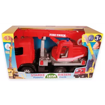 LENA GIGA TRUCKS paloautonosturi Arocs, nosturimalli, 3 vuosi/vuotta, musta, harmaa, punainen
