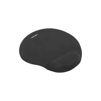 Hiirimatto NATEC Marmot musta geelirannetuella, kangaspinta 245×225×22 mm