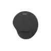 Hiirimatto NATEC Marmot musta geelirannetuella, kangaspinta 245×225×22 mm