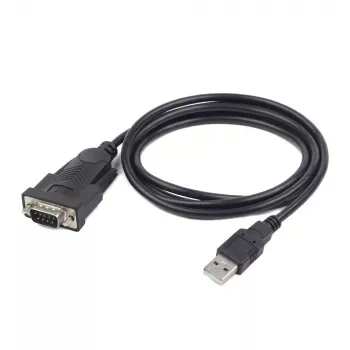 GEMBIRD USB - DB9M RS232 PL2303TA -muunnin musta - 1,5 m