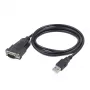 GEMBIRD USB - DB9M RS232 PL2303TA -muunnin musta - 1,5 m