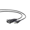 GEMBIRD USB - DB9M RS232 PL2303TA -muunnin musta - 1,5 m
