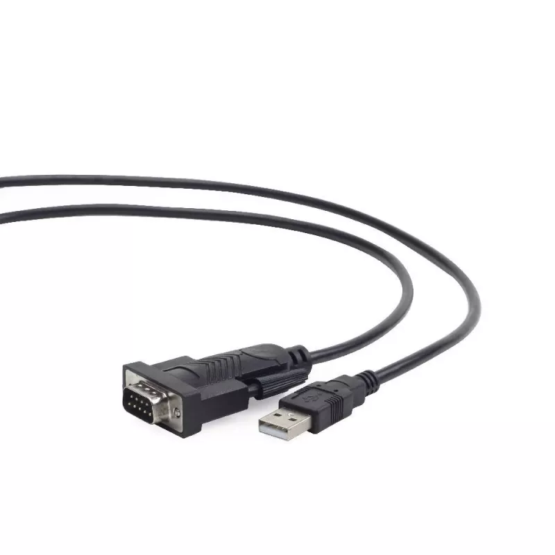 GEMBIRD USB - DB9M RS232 PL2303TA -muunnin musta - 1,5 m
