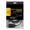 GEMBIRD USB - DB9M RS232 PL2303TA -muunnin musta - 1,5 m