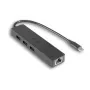 i-tec Advance USB-C ohut passiivinen keskitin 3 porttia + Gigabit Ethernet -sovitin