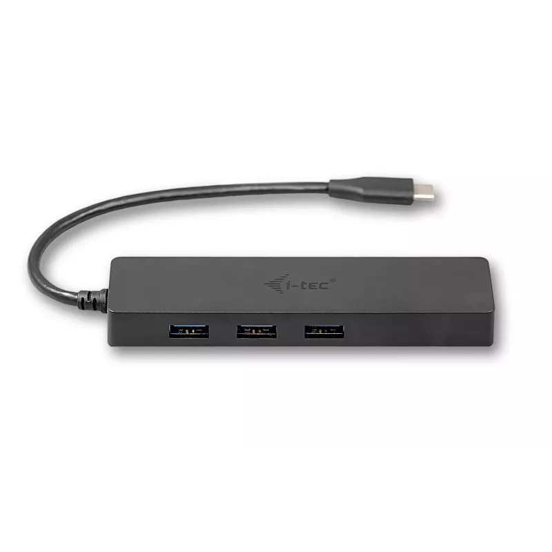 i-tec Advance USB-C ohut passiivinen keskitin 3 porttia + Gigabit Ethernet -sovitin