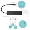 i-tec Advance USB-C ohut passiivinen keskitin 3 porttia + Gigabit Ethernet -sovitin