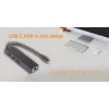 i-tec Advance USB-C ohut passiivinen keskitin 3 porttia + Gigabit Ethernet -sovitin