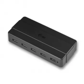i-tec USB 3.0 Charging HUB 7 porttia virtasovitin USB 3.2 Gen 1 Type-B