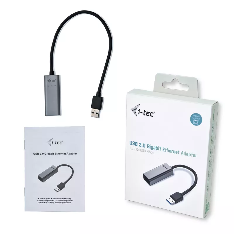 Ethernet-sovitin i-tec Metal USB 3.0 U3METALGLAN
