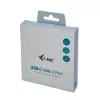i-tec Metal USB-C keskitin 3 porttia + Gigabit Ethernet -sovitin